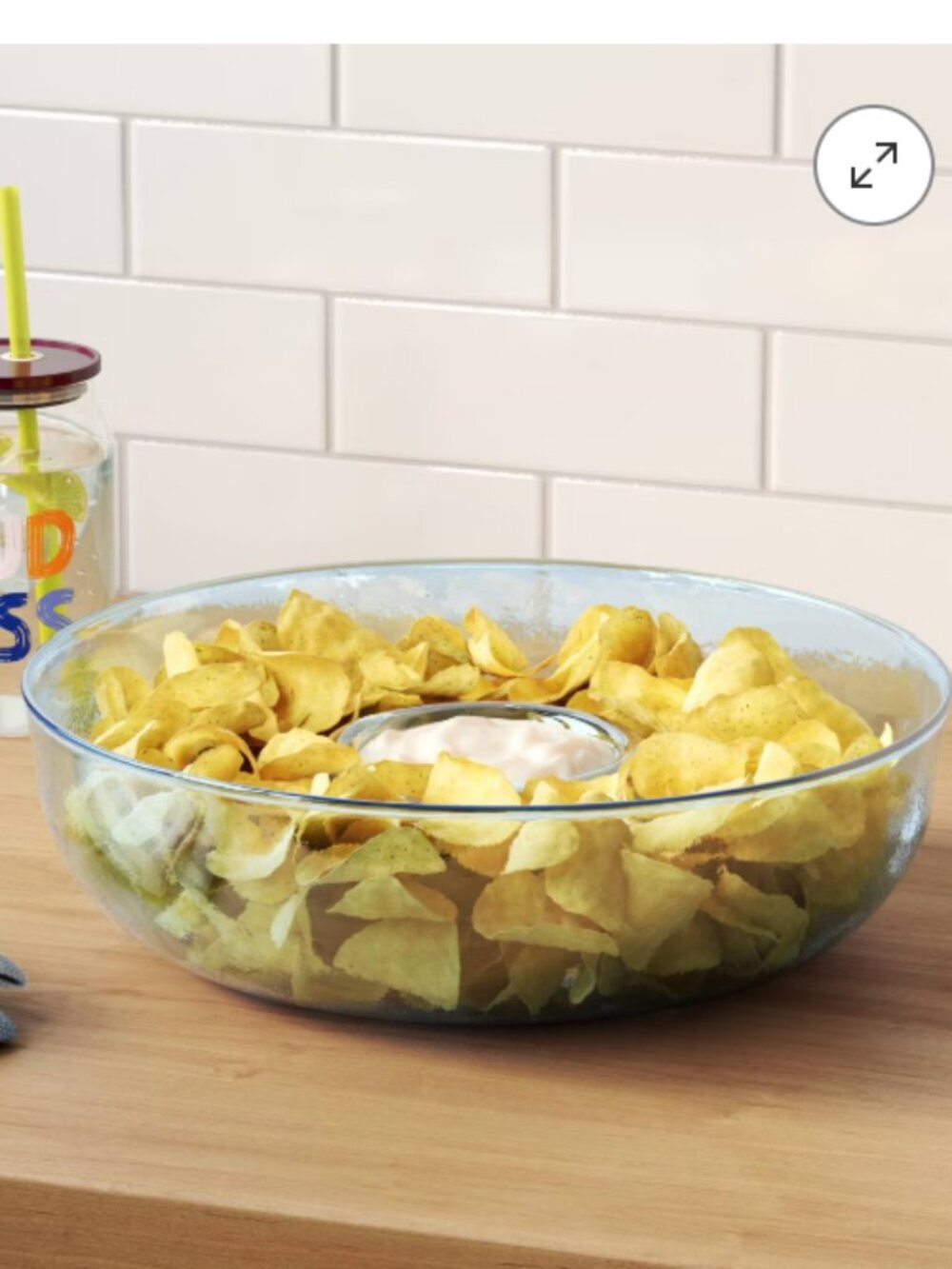 A Box of FOUR (4) Chip and Dip Bowls